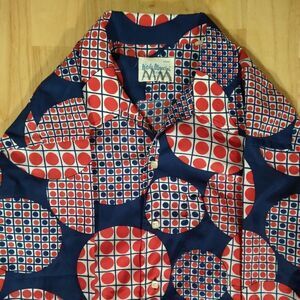 Nicola Mancini Geometric Pattern Polyester Disco Shirt